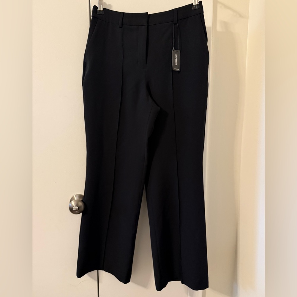 EXPRESS BLACK Trouser Pants 6 SHORT NWT